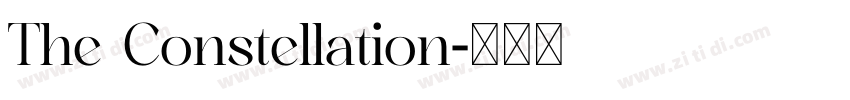 The Constellation字体转换